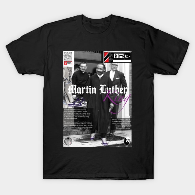 Martin Luther Sneaker Head T-Shirt by theofficialdb